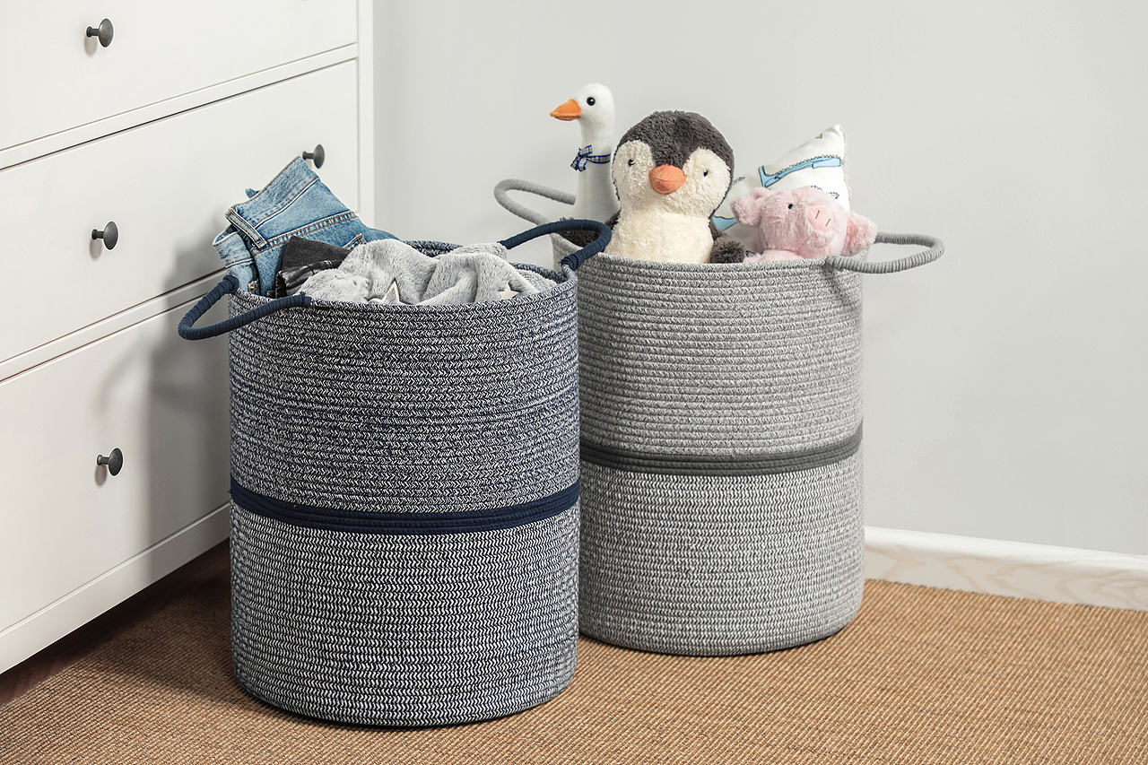 电商摄影| 棉绳筐/收纳筐/家居收纳