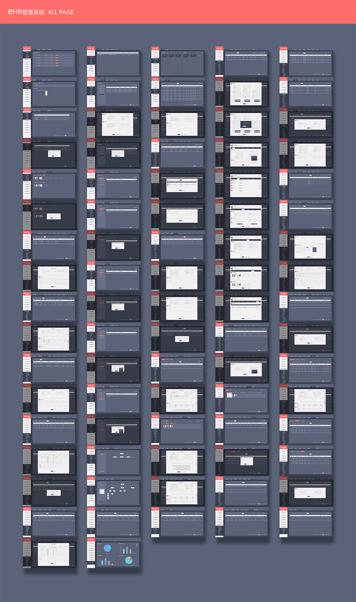 eHR管理系统（图ZOTM2Mzg3MDA=） - 软件界面 - 站酷设计师疯狂打码中原创素材 - 站酷ZCOOL