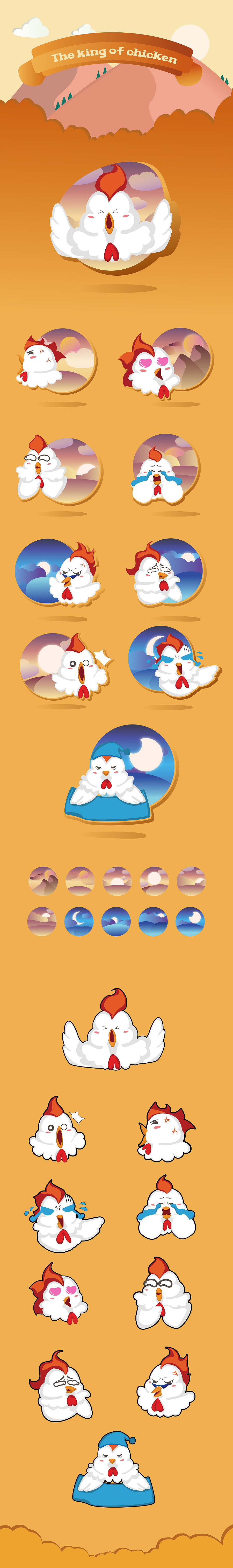 大王鸡（图ZNjYwNjQyNDQ=） - IP形象 - 站酷设计师gumona原创素材 - 站酷ZCOOL