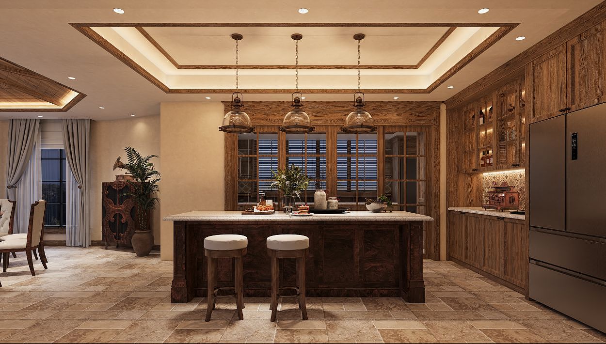 乡村美式（图ZMzUzMDc5ODI0） - 建筑/空间 - 站酷设计师胡伟星原创素材 - 站酷ZCOOL