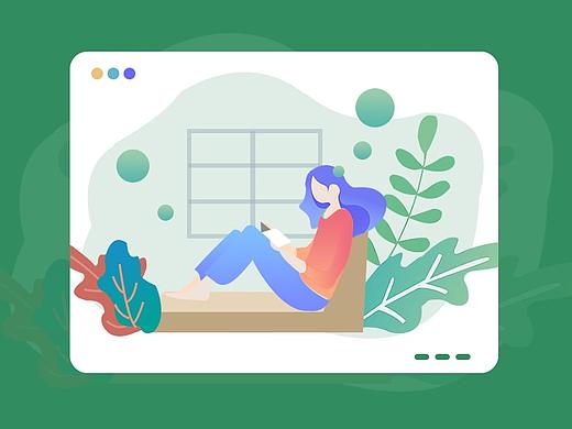 漸變插畫（個(gè)人主頁-ZMzYxNjY5MzY=） - 創(chuàng)作習(xí)作 - 站酷設(shè)計(jì)師虞梓花原創(chuàng)素材 - 站酷ZCOOL