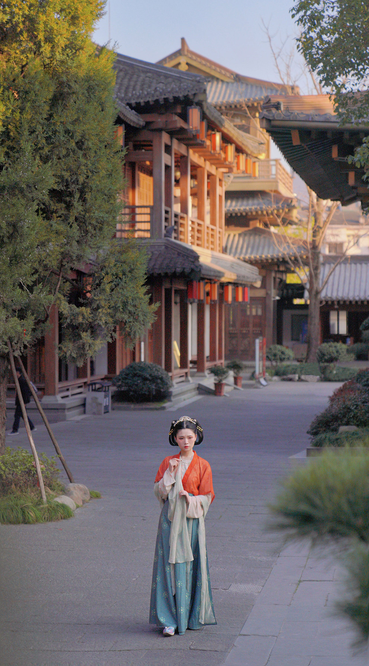 杭州香积寺汉服摄影