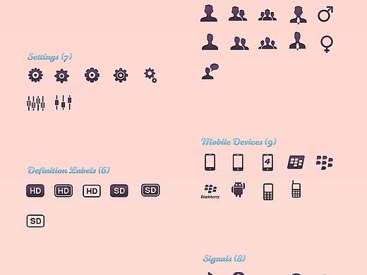 超多实用图标psd源文件
