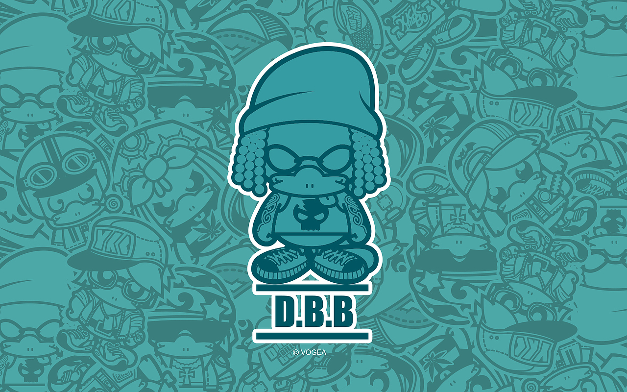 鸭嘴兽男孩之潮流嘻哈系列壁纸