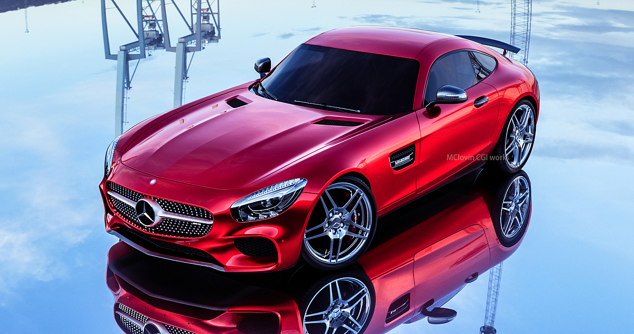 CGI 汽车摄影 AMG GT