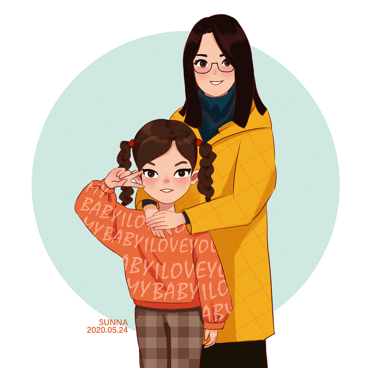 家人（图ZMjA5MzUxODY0） - 创作习作 - 站酷设计师sn8023mjy原创素材 - 站酷ZCOOL