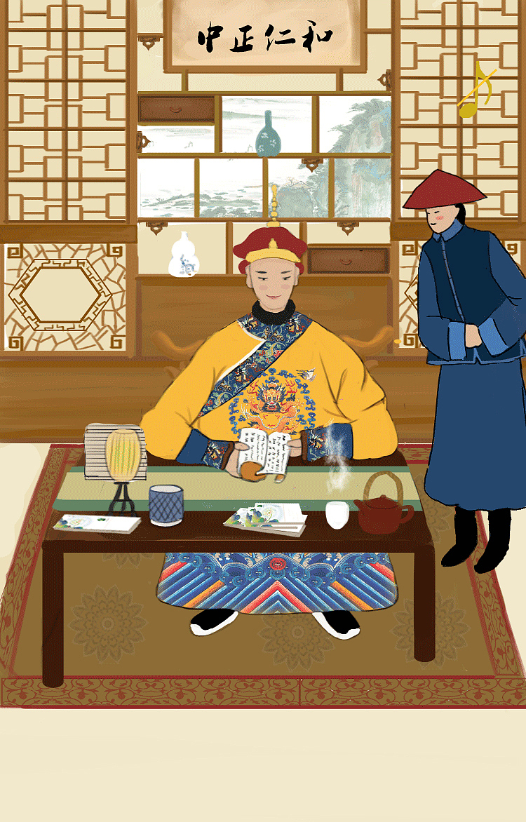 康熙寻茶记——h5插画（图ZMTUyMzUyMTg0） - 商业插画 - 站酷设计师木兮sun原创素材 - 站酷ZCOOL