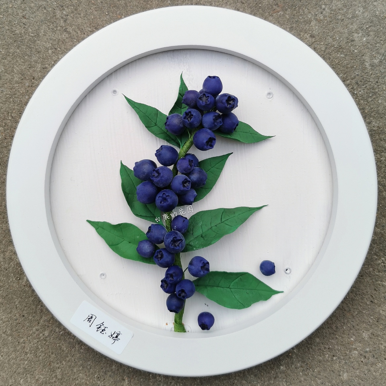 蓝莓粘土教程图片
