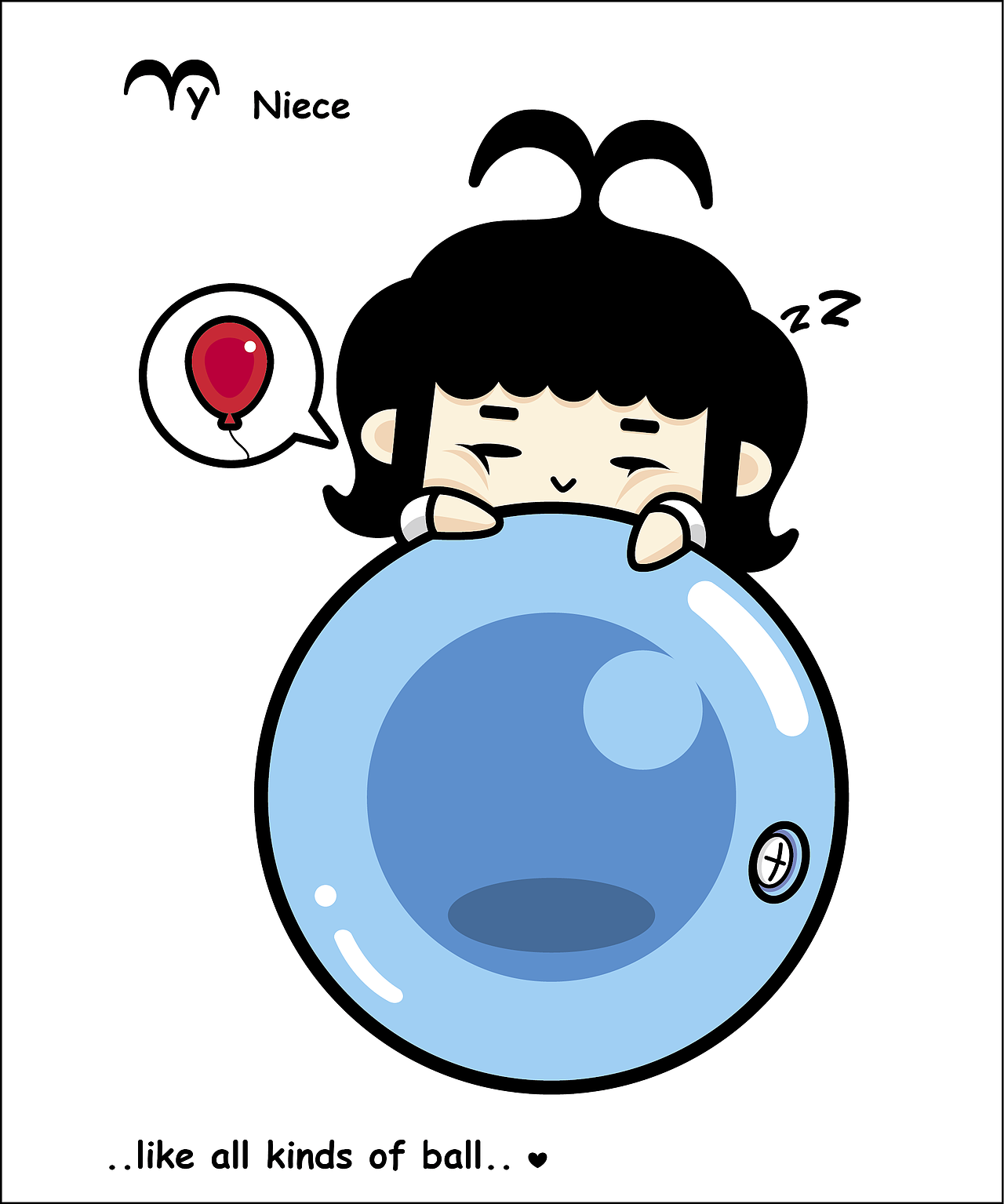 我的外甥女My Niece（图ZMTMxNzY4OTg4） - 艺术插画 - 站酷设计师第九十九号原创素材 - 站酷ZCOOL