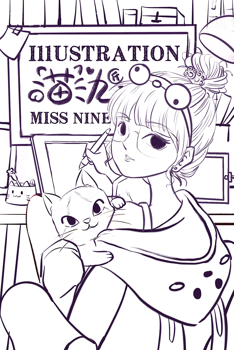 肥宅在家画画的喵九匠|插画|商业插画|喵九匠_原创作品-站酷zcool
