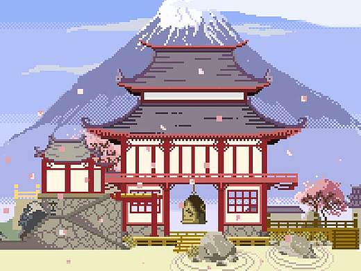 像素画 花村 守望先锋