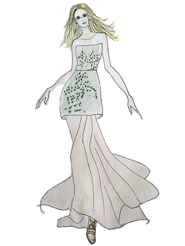 服装画整理,一些灵感偶尔的触动