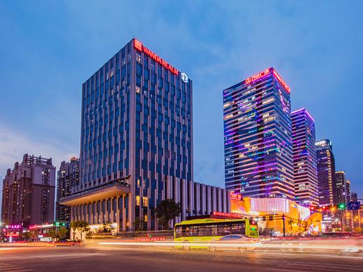 义乌城市夜景