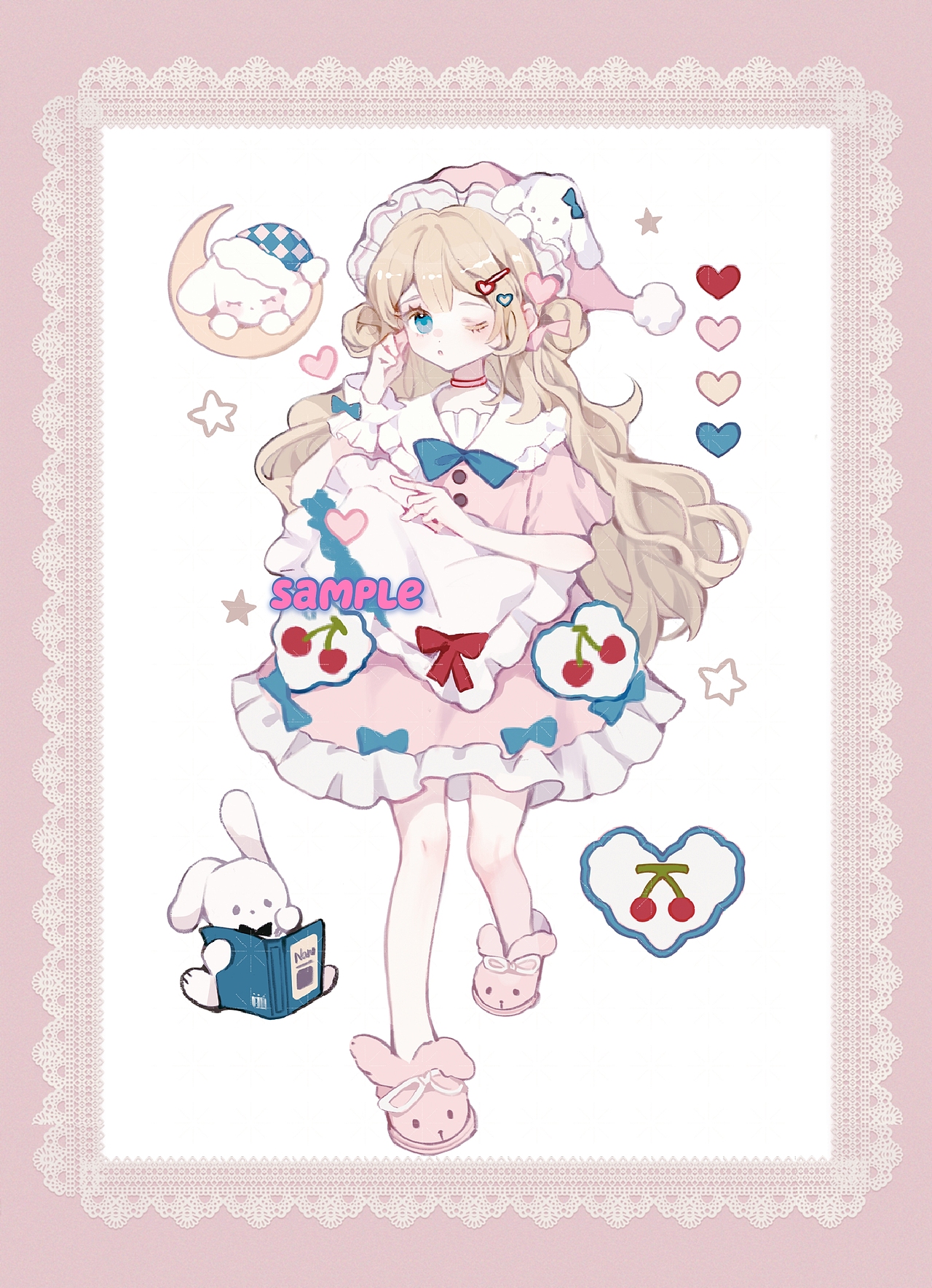 甜美少女风和纸胶带（图ZMjkzOTMzODM2） - 商业插画 - 站酷设计师Nanacolin原创素材 - 站酷ZCOOL