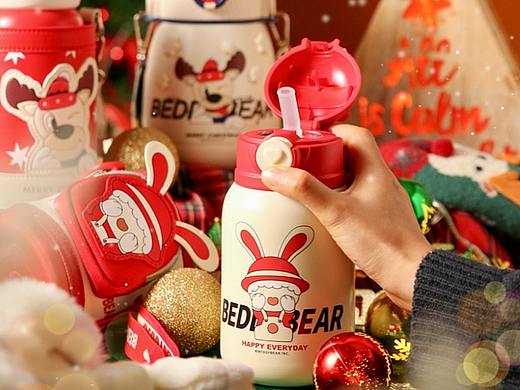 杯具熊圣诞保温杯（个人主页-ZNjMxNzYwNjg=） - 产品摄影 - 站酷设计师预览摄影阿毛原创素材 - 站酷ZCOOL