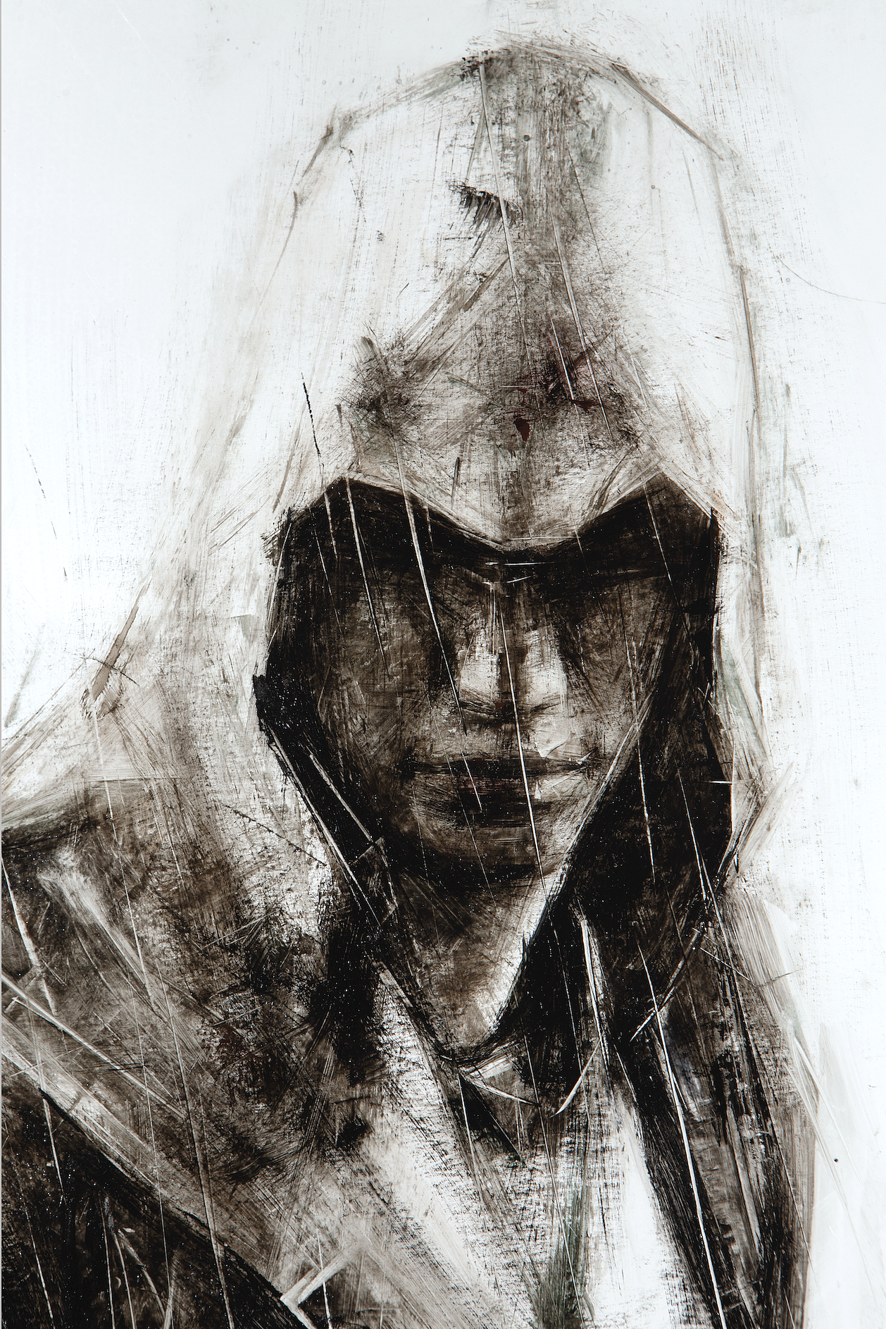 我和育碧官方合作的《刺客信条》系列油画新作