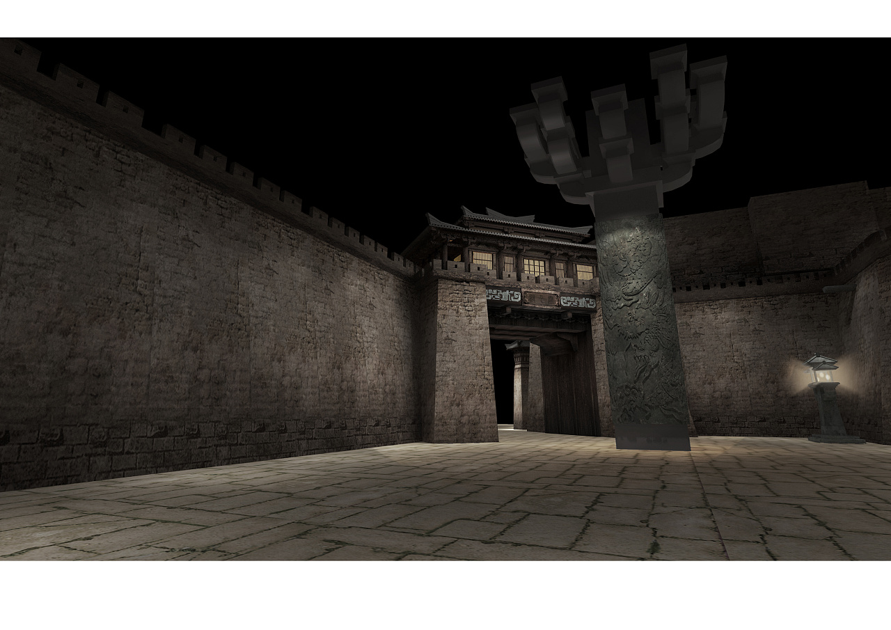 群 执行设计:李研 周超 大秦帝国实景演出剧场设计,秦代风格主题风格