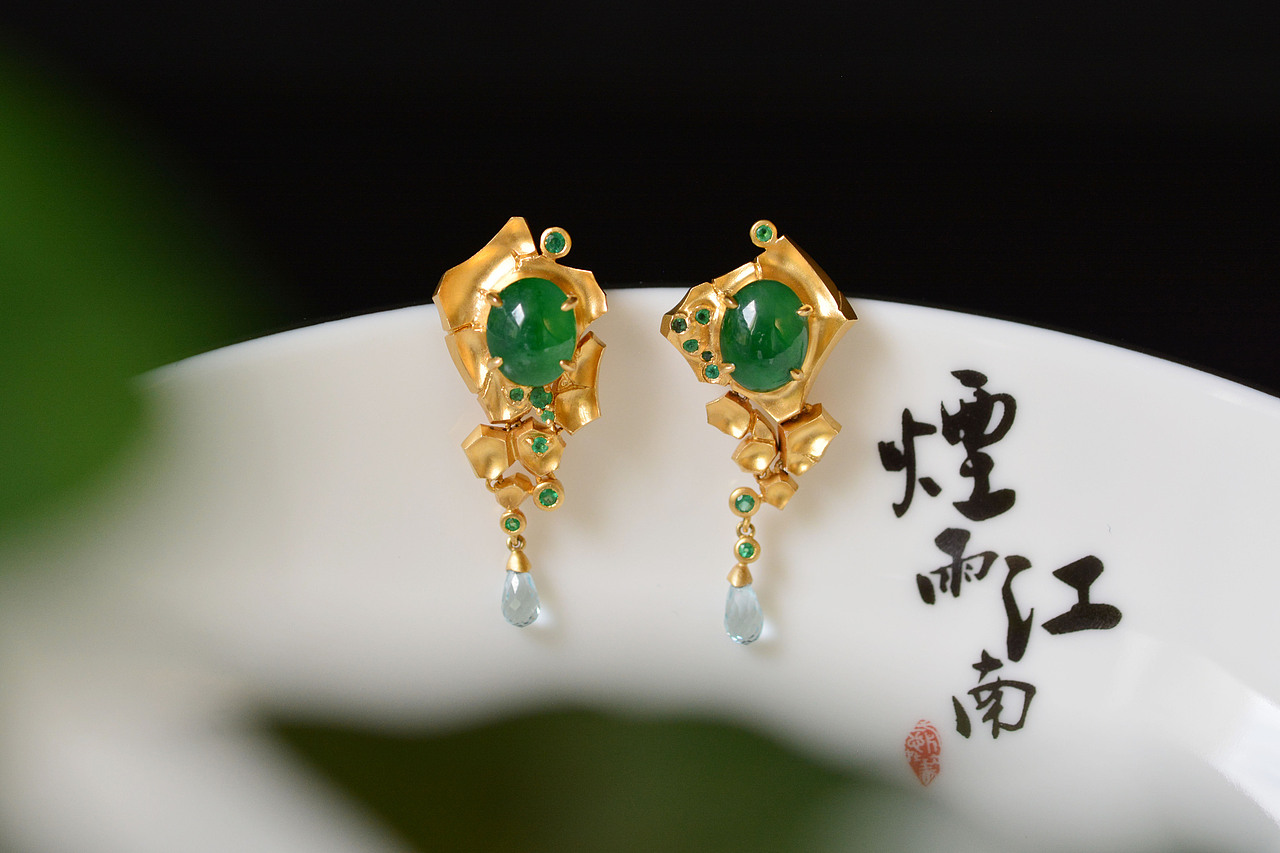 设计师作品|暗涌耳环