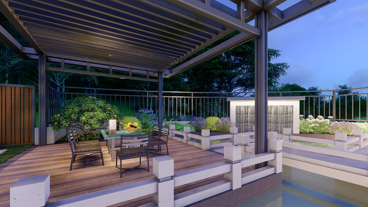 400㎡农村花园设计