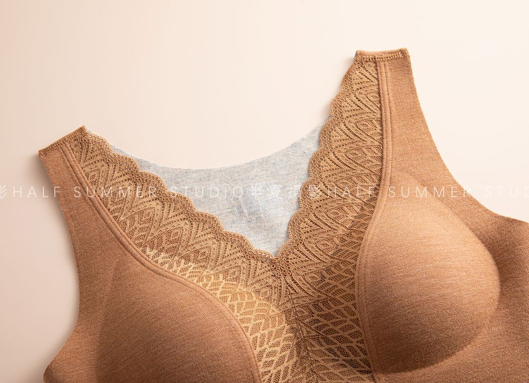 秋冬保暖背心拍摄