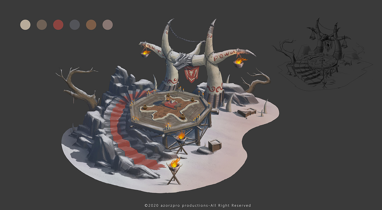 祭台|插画|游戏原画|azorz_ - 原创作品 - 站酷 (zcool)