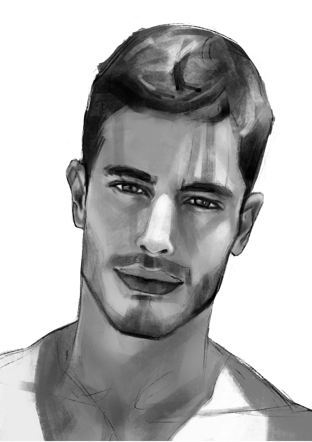 【人像繪制】5.3-5.11（圖ZMjU0MzI4MTUy） - 藝術(shù)插畫 - 站酷設(shè)計(jì)師烏云燉星星原創(chuàng)素材 - 站酷ZCOOL