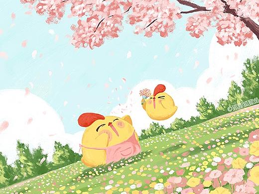 开心消消乐·母亲节KV插画