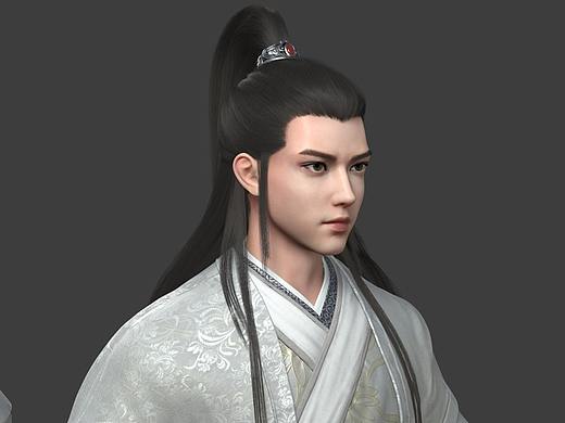 古风公子——三视觉图