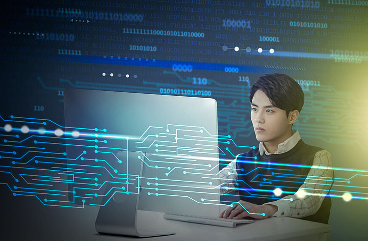 创意大气科技通讯IT儿童编程开发代码教育培训海报设计（图ZMjQ4OTUwNDA0） - 海报 - 站酷设计师海爆君原创素材 - 站酷ZCOOL