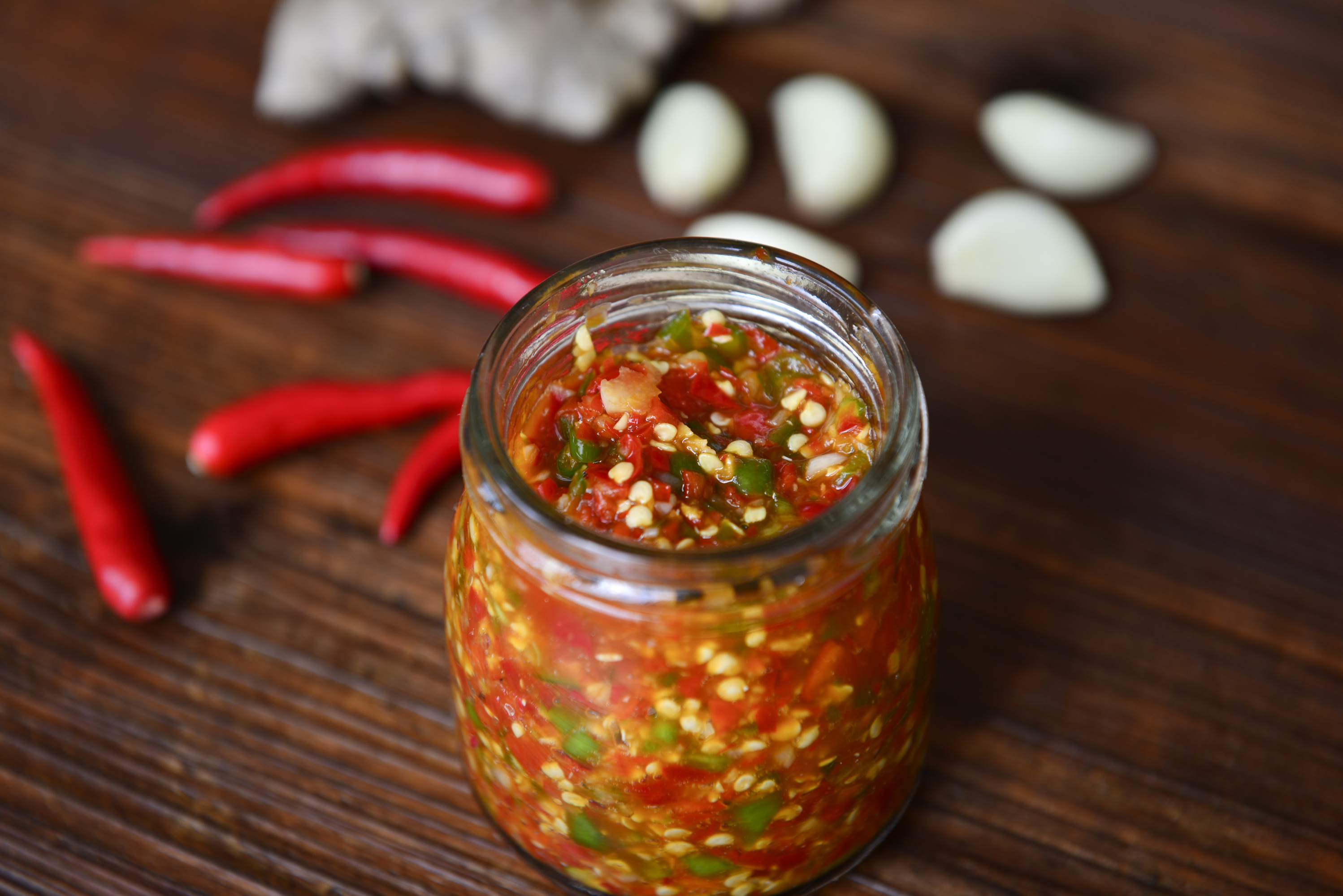 天生骄傲的辣椒酱 拍摄图片