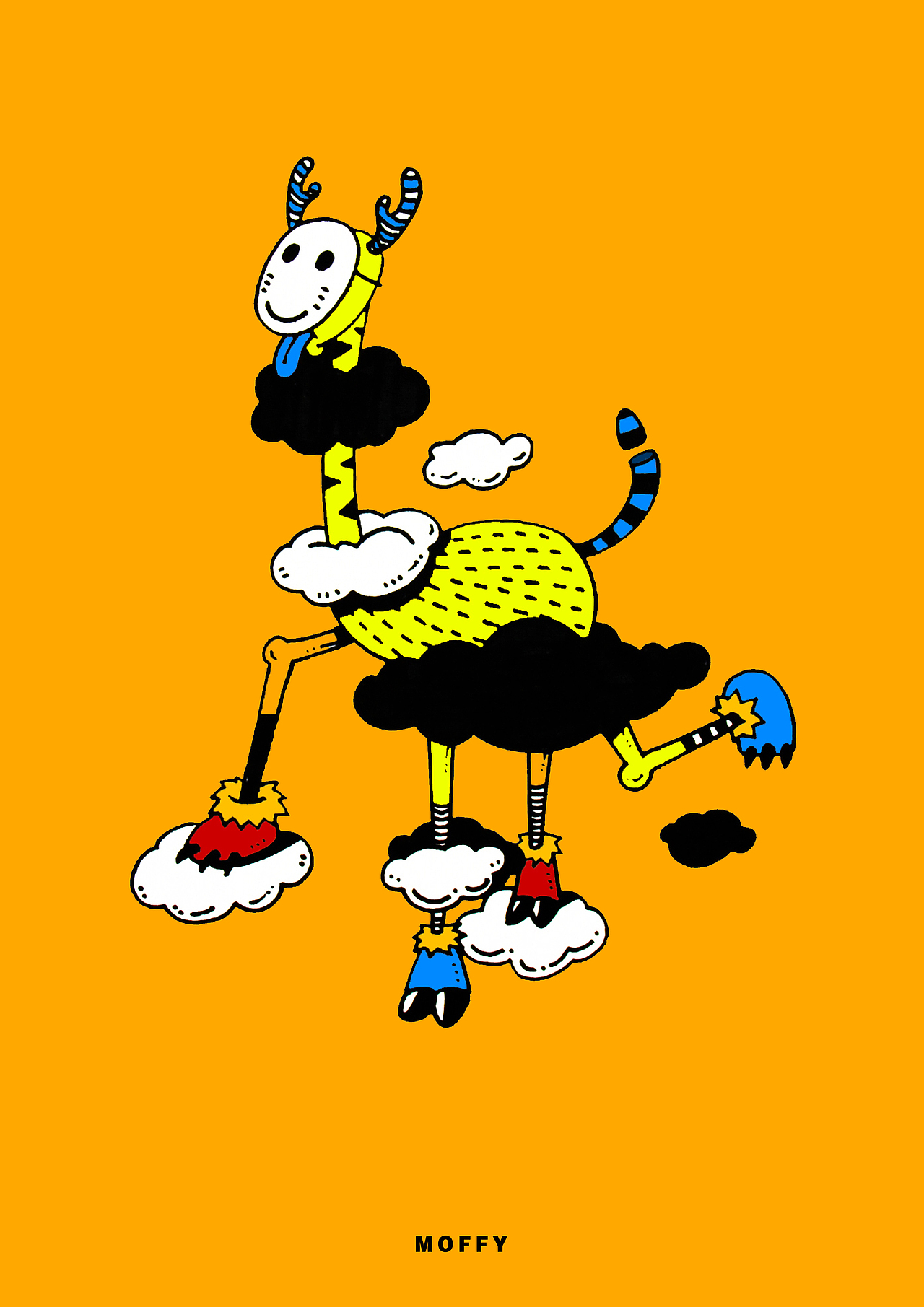 白云之上（图ZNTAzMzEzMzY=） - 新锐潮流插画 - 站酷设计师MOREFEEL原创素材 - 站酷ZCOOL