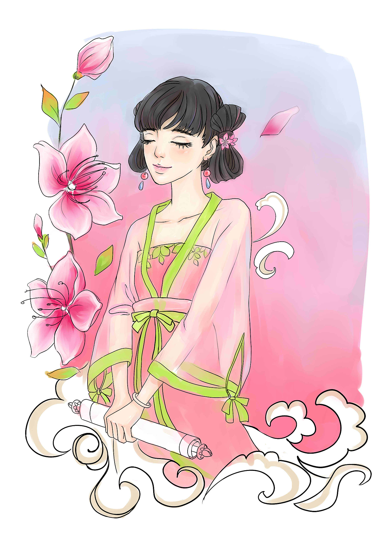 几年前的渣画来晒太阳咯（图ZMjQ3MjY0NDQ=） - 创作习作 - 站酷设计师_阿坑原创素材 - 站酷ZCOOL