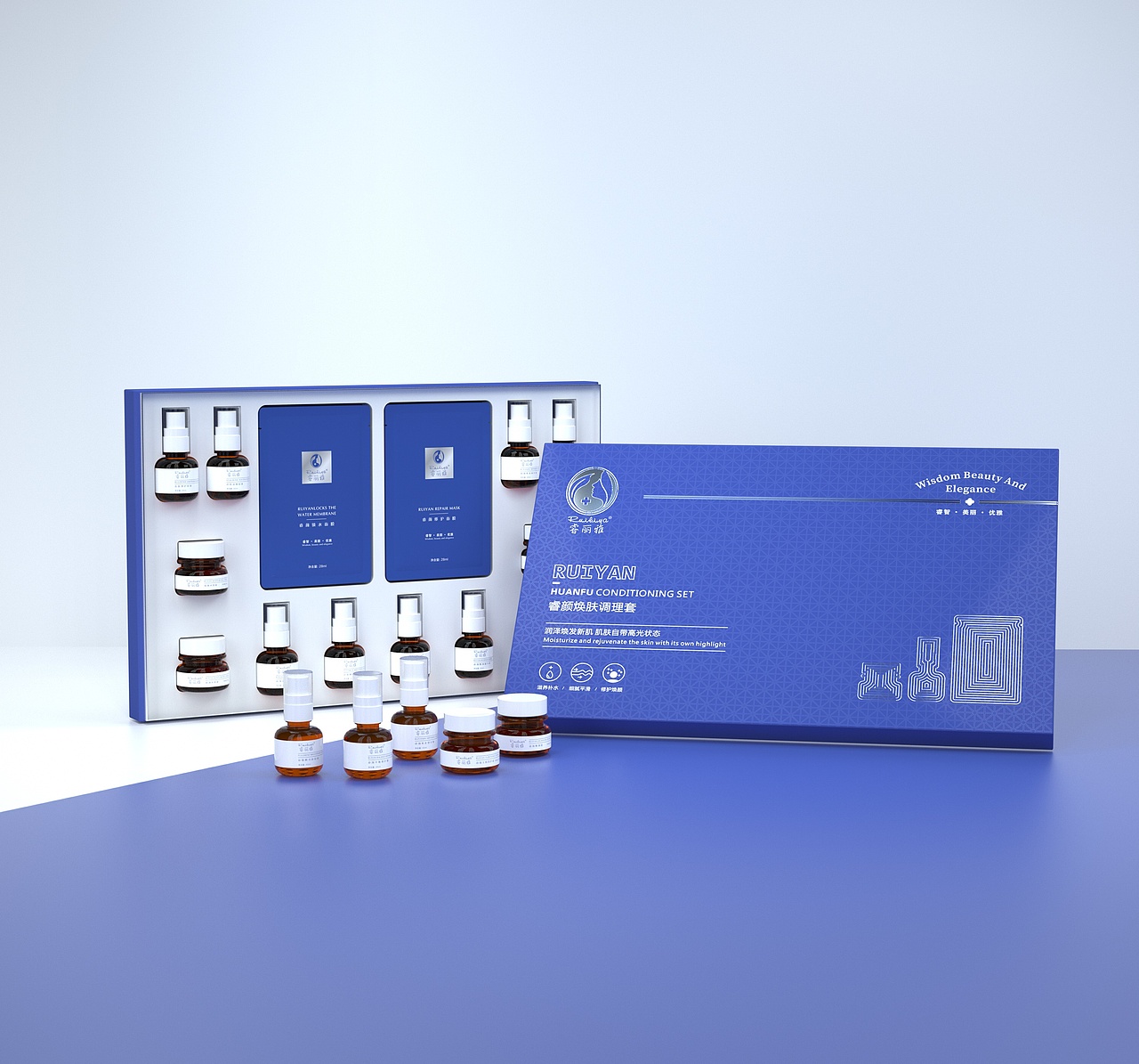 化妆品套盒小集（图ZMjA0MjA0OTY4） - 包装 - 站酷设计师WanGAMan原创素材 - 站酷ZCOOL