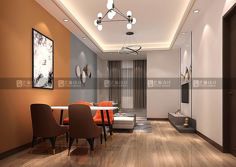 公寓房设计效果图设计新房装修设计室内空间设计