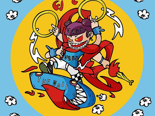 vans图案，海报设计