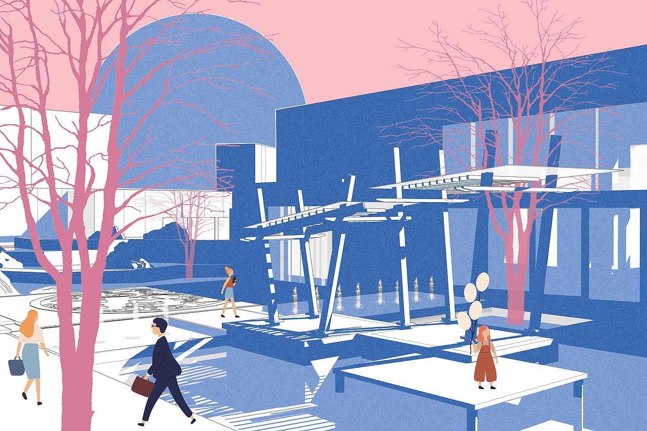 Students' works | 景观设计-插画风格作品集2（图ZMjUyODg2MTEy） - 景观设计 - 站酷设计师美果设计原创素材 - 站酷ZCOOL