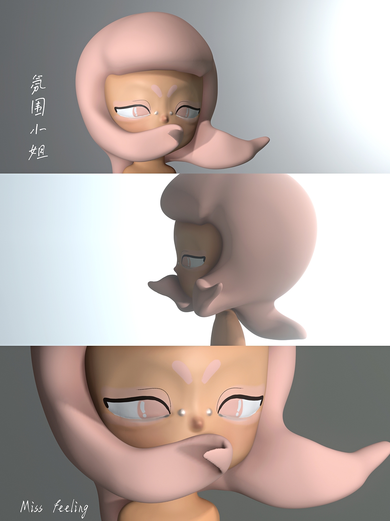 原创ip 氛围小姐（图ZMjU3NTgzMDE2） - 手办/模玩 - 站酷设计师evil孵化师原创素材 - 站酷ZCOOL