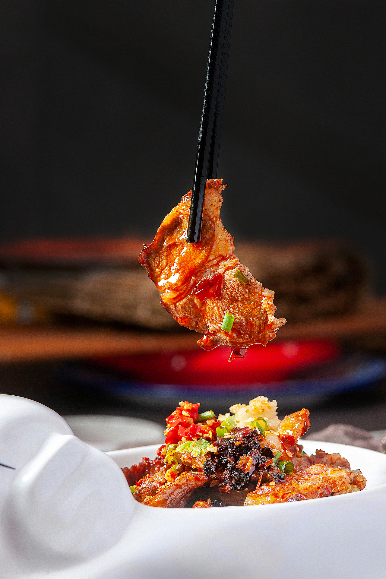 重庆美食摄影 九村烤脑花_拾荒美食写真馆-站酷zcool