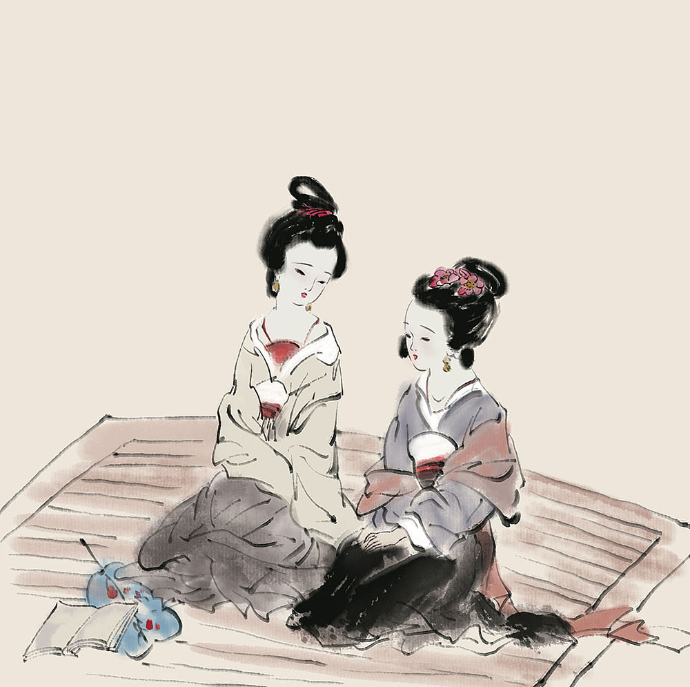 数字水墨人物画