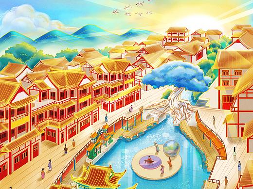 大米包装插画