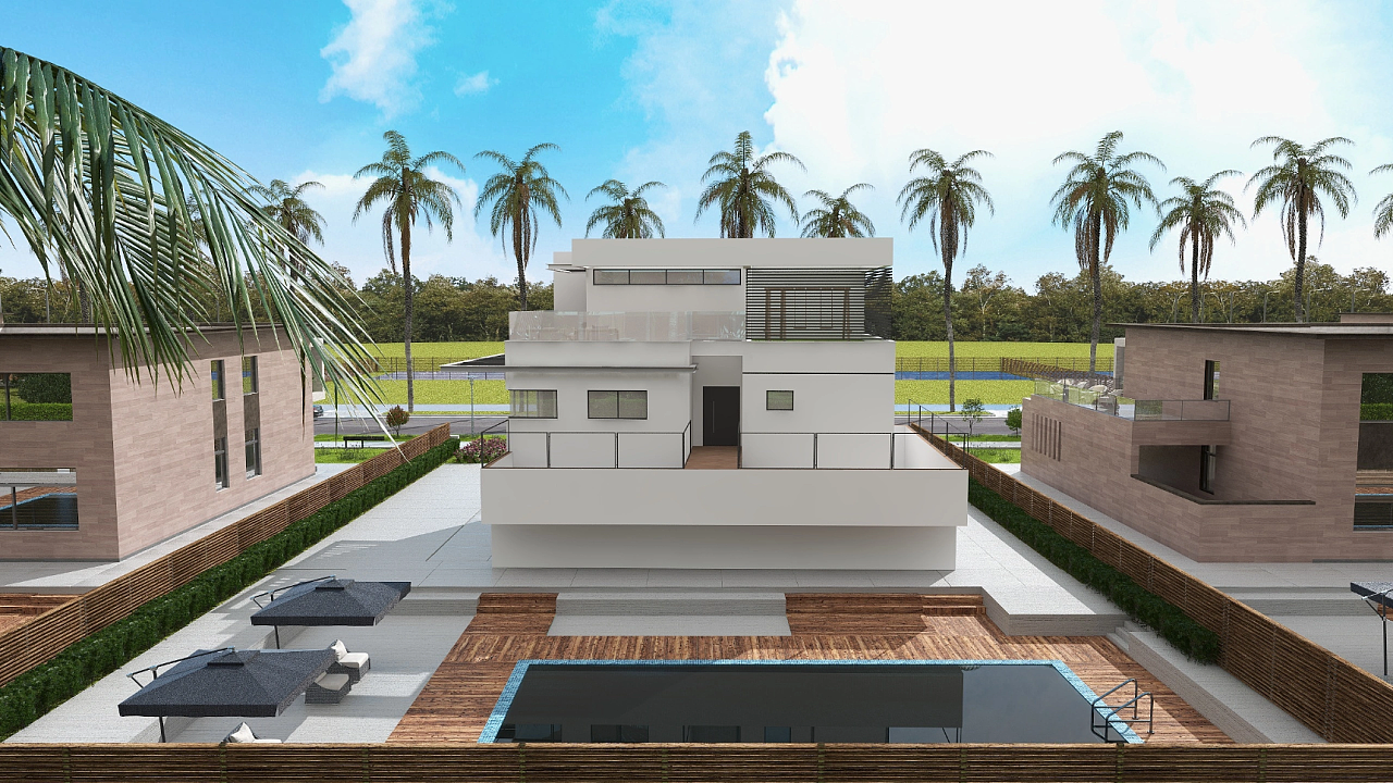 建筑模型渲染作品分享之三