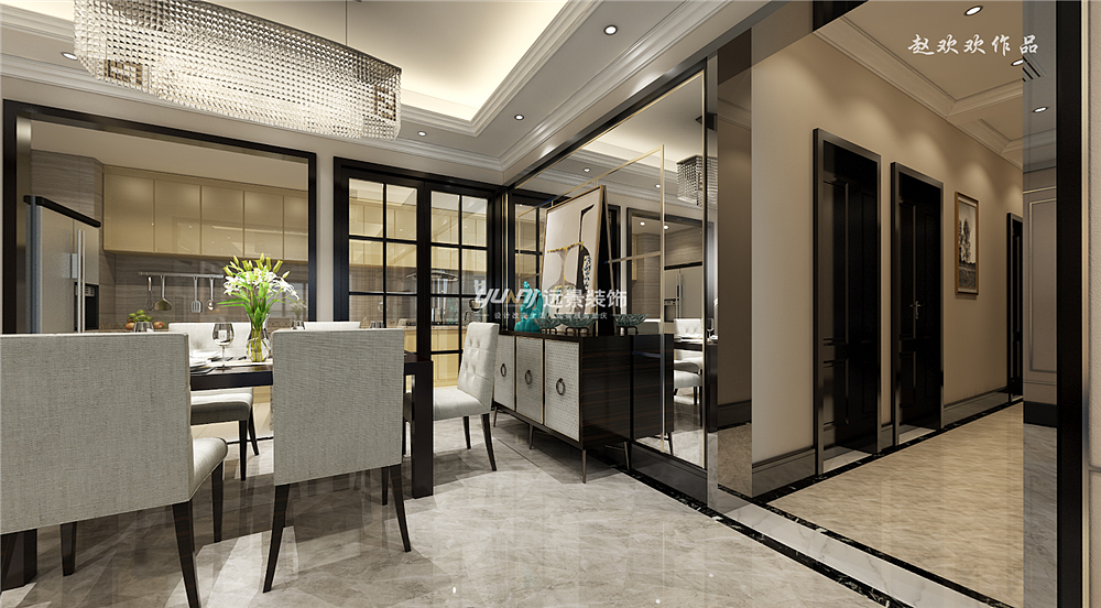 南滨特区装修设计/港式风格效果图/远景装饰