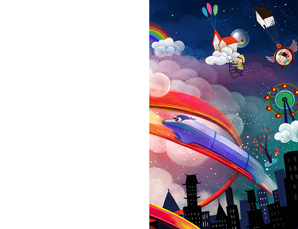 童心逐梦|插画|儿童插画|胜月de画_原创作品-站酷zcool