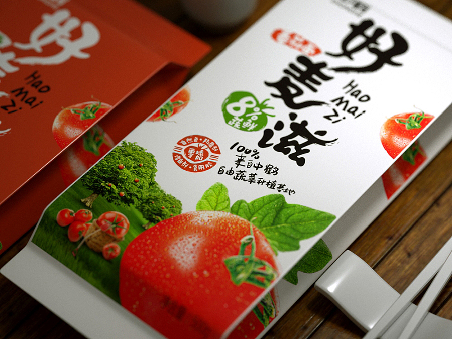 中鹤-好麦滋包装设计