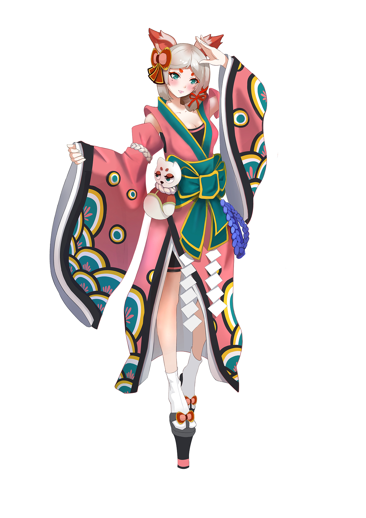 二次元阴阳师画风类型的练习作品