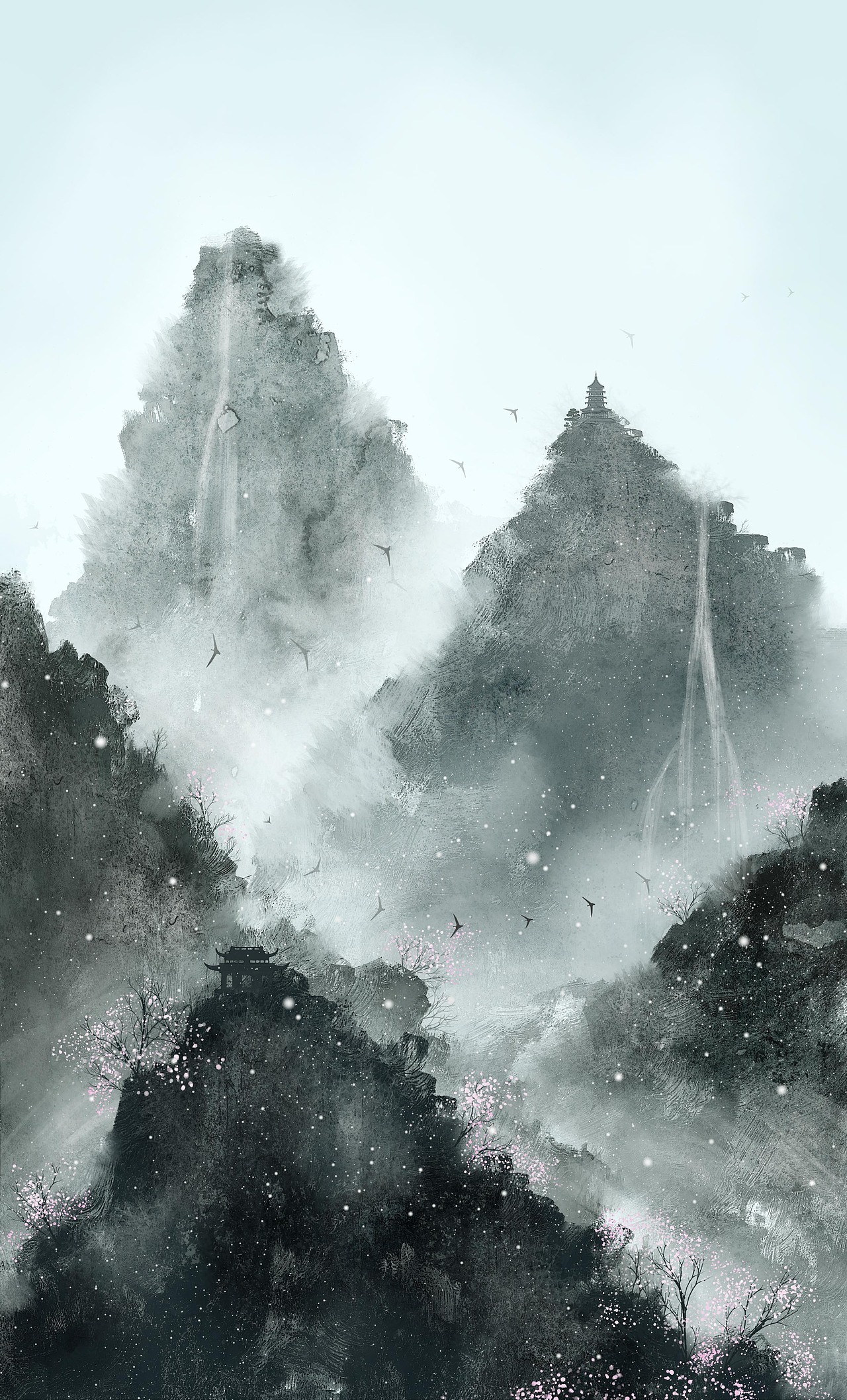 分享收藏古风场景最近的立绘念奴娇日系古风最近最近的练习标签水墨