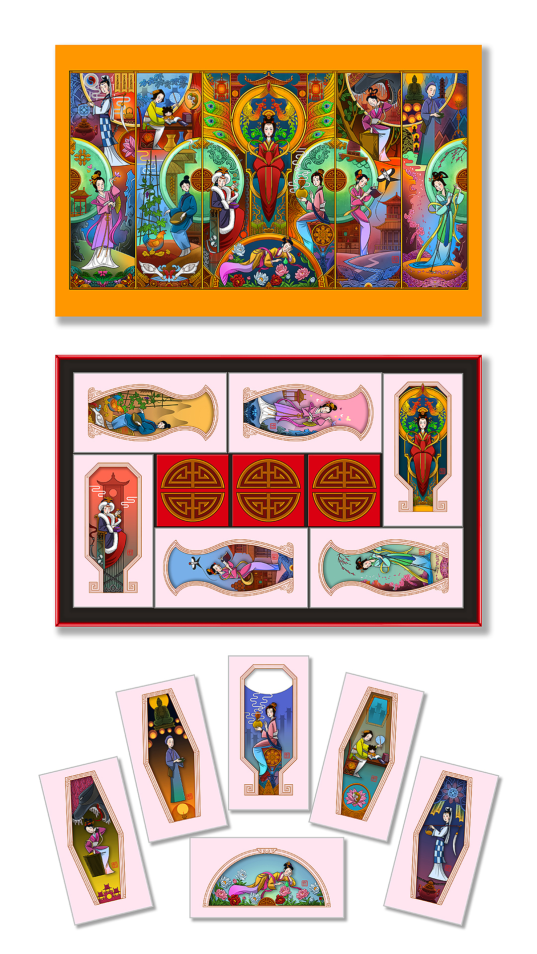 《红楼梦》金陵十二钗（图ZMzA2NjI1Mjg0） - 商业插画 - 站酷设计师机器人61号原创素材 - 站酷ZCOOL