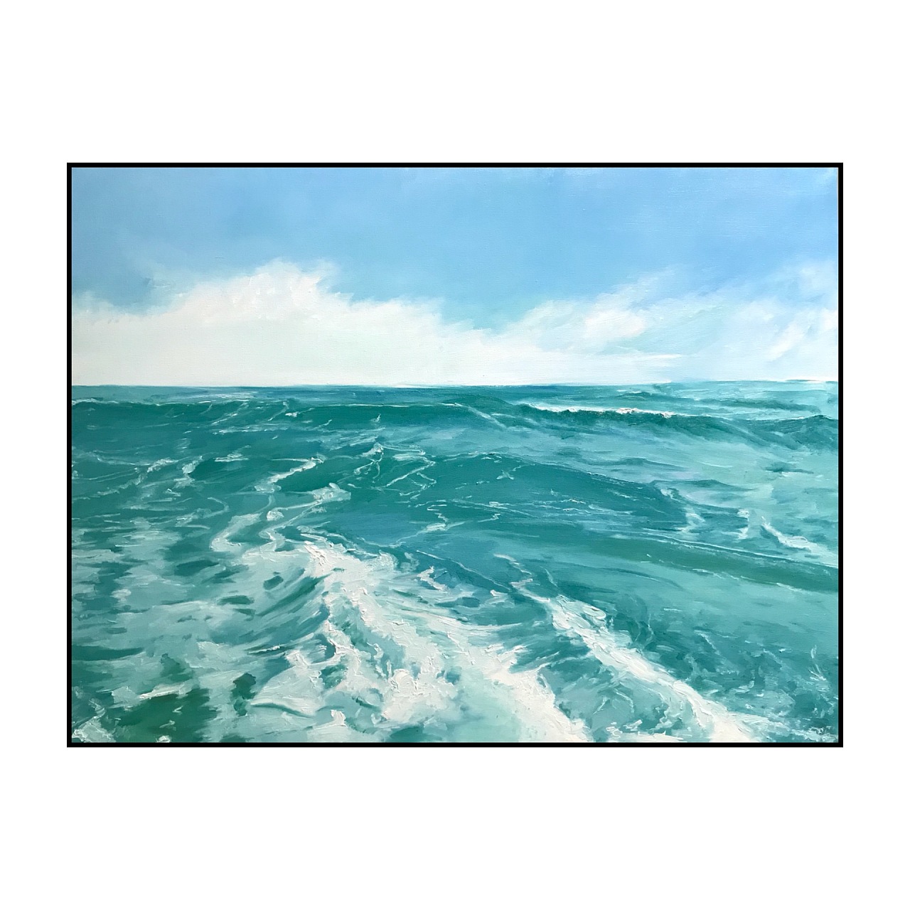 美丽海岸风景油画图片素材-编号27117921-图行天下