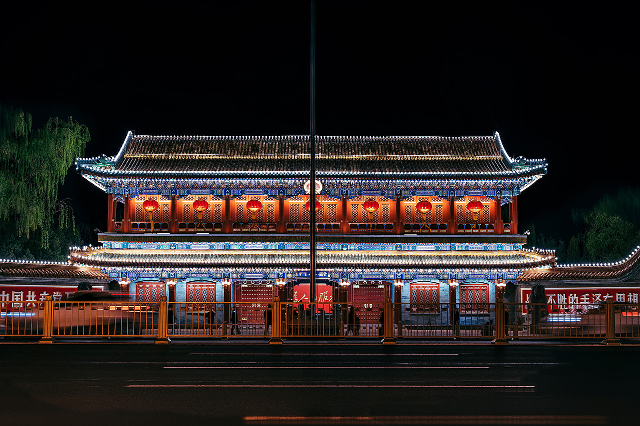 北京·中南海新华门夜景