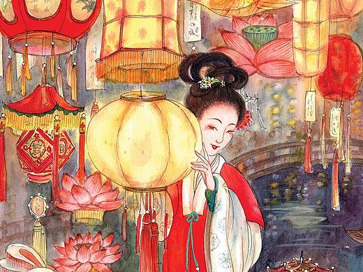 传统节日六美人